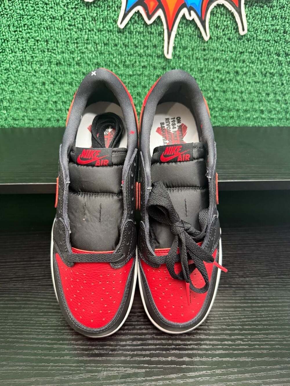 Air Jordan 1 Retro Low OG GS Banned Youth Size 7/8.5W Brand New - Picture 3 of 6